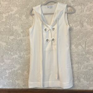 English Factory White Tie Dress (Size M)